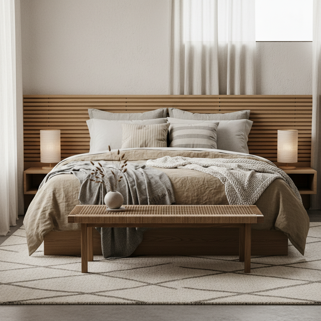 Japandi Bedroom Design 2