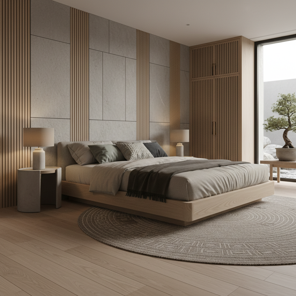 Japandi Bedroom Design 3