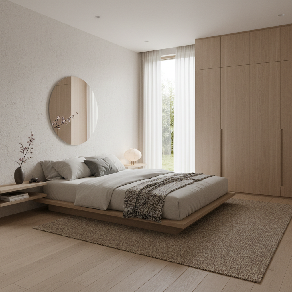 Japandi Bedroom Design 5