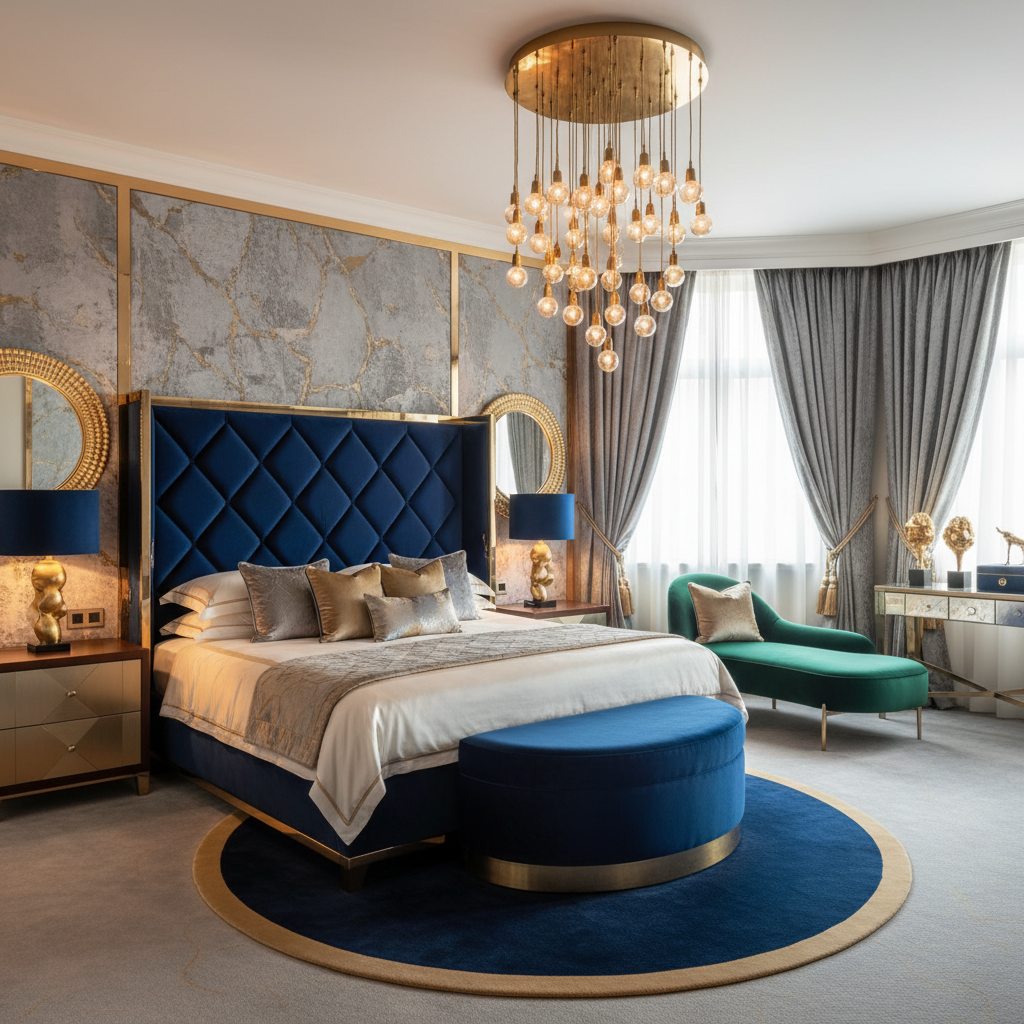 Hotel Luxe Bedroom Design 2