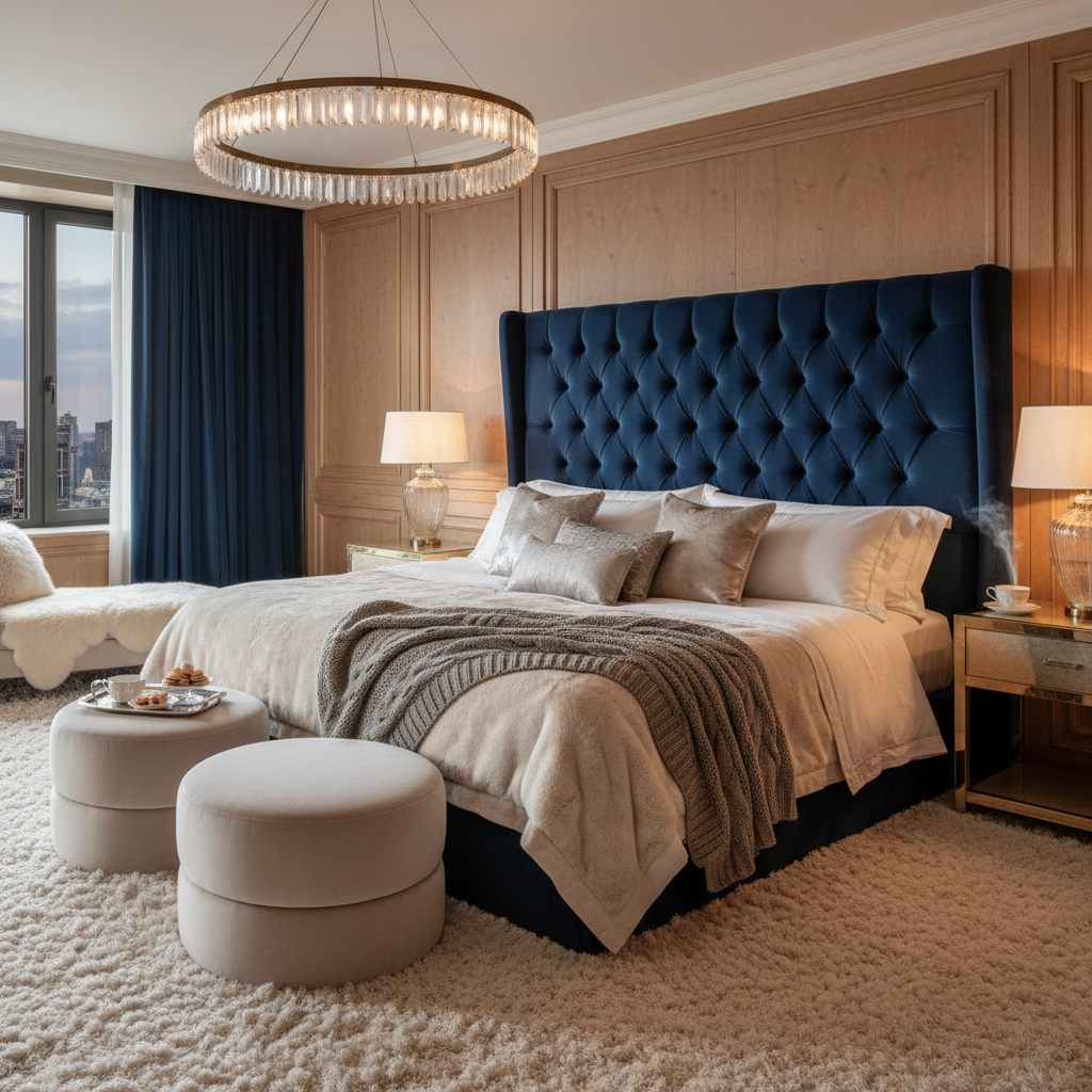 Hotel Luxe Bedroom Design 3