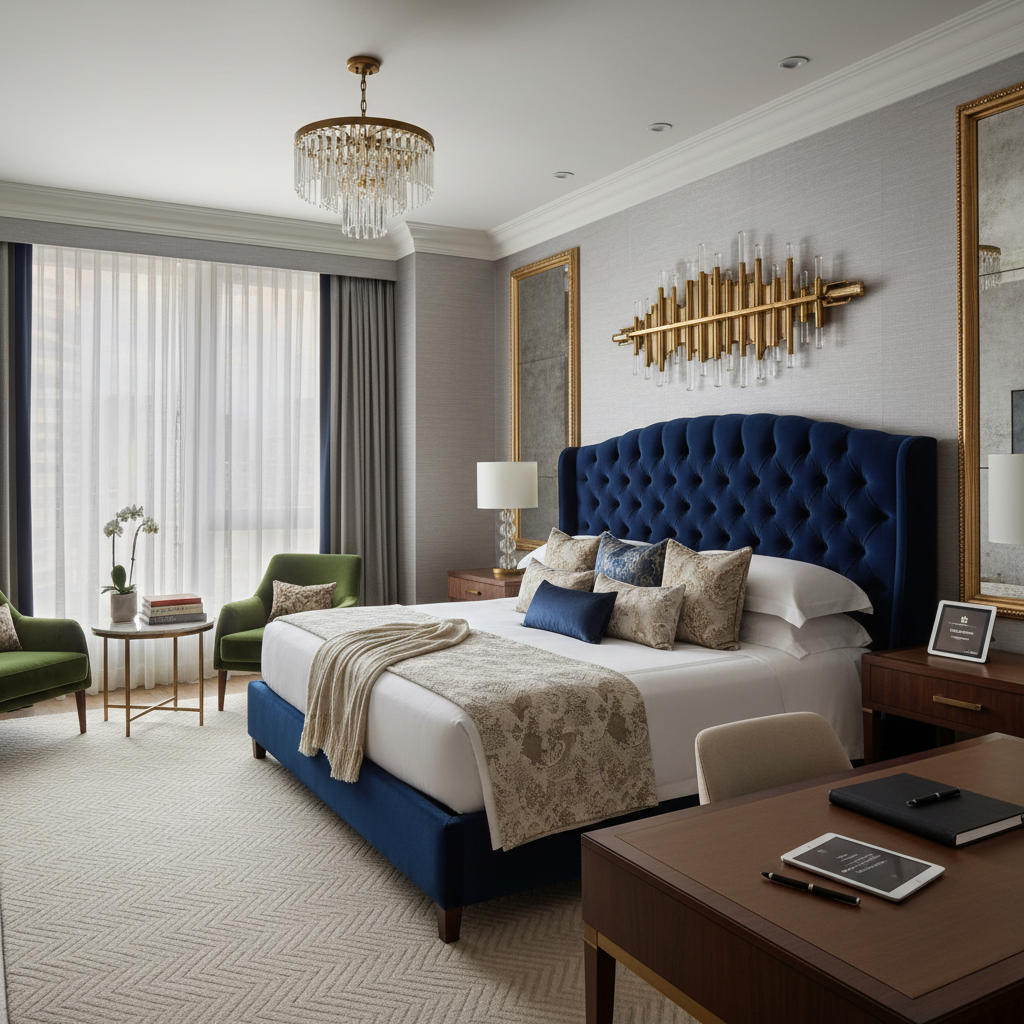 Hotel Luxe Bedroom Design 5