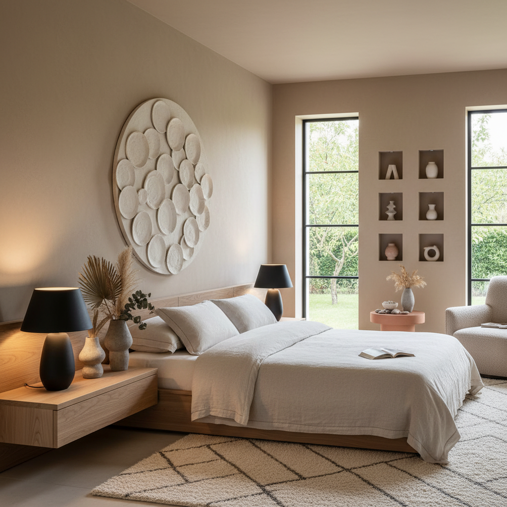Organic Modernist Bedroom Design 4