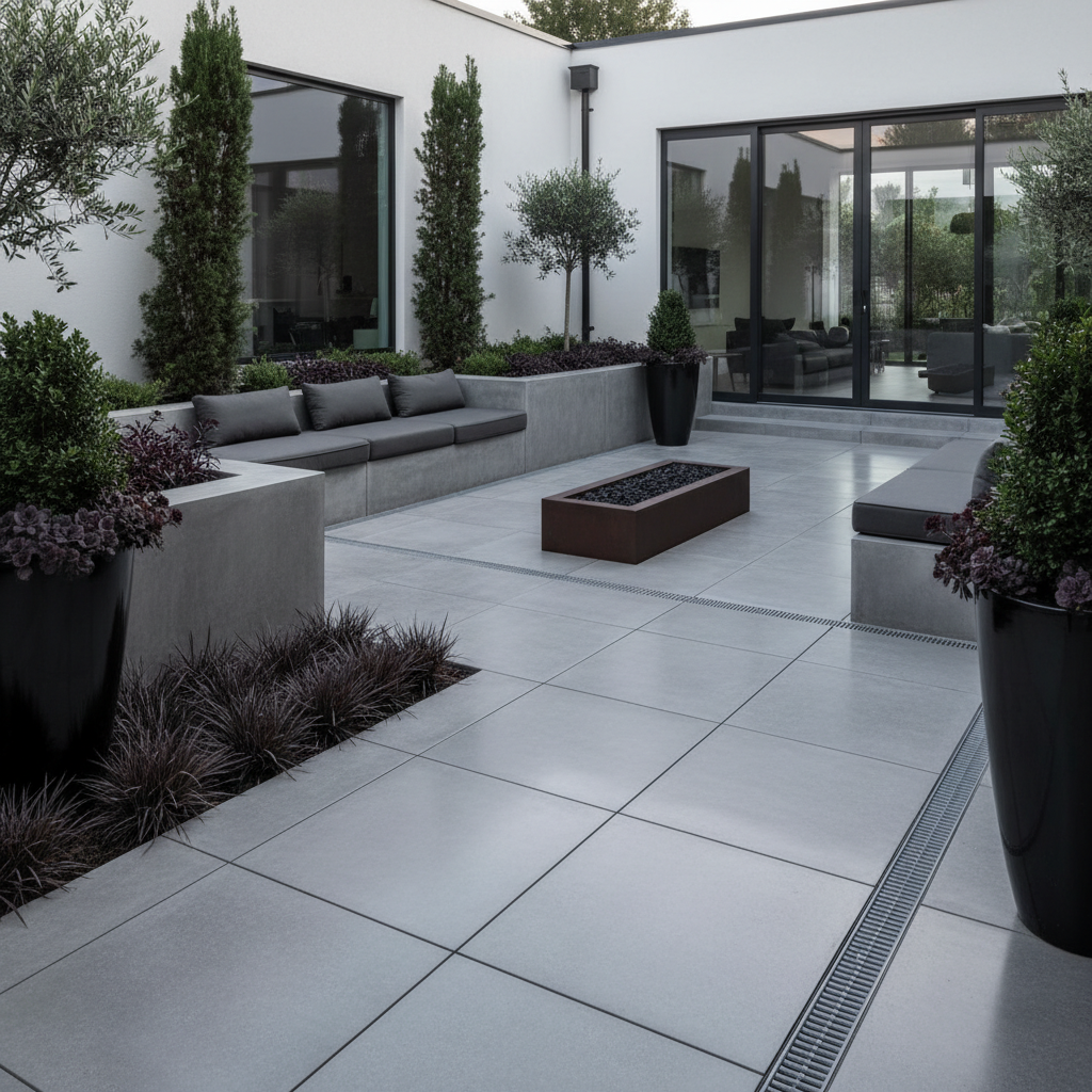 Modern Courtyard Garden Design 1