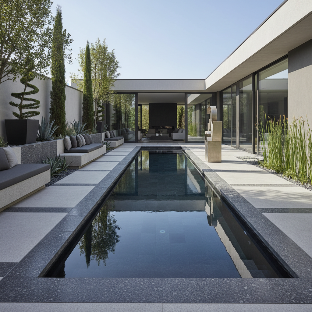 Modern Courtyard Garden Design 4
