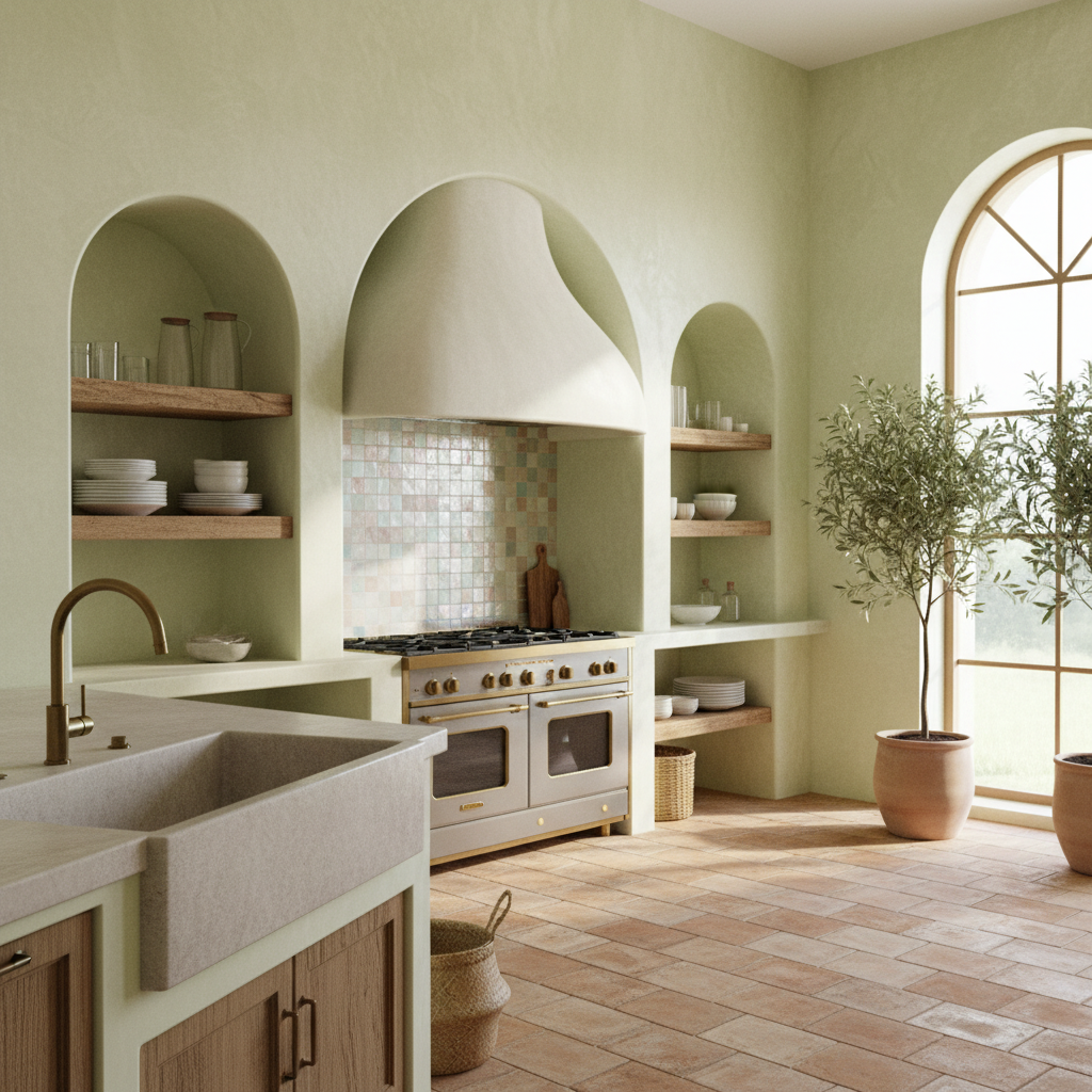 Modern Mediterranean Kitchen Design 2