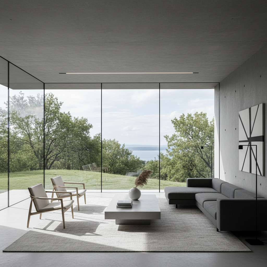 Modern Minimalist Living Room Design 1